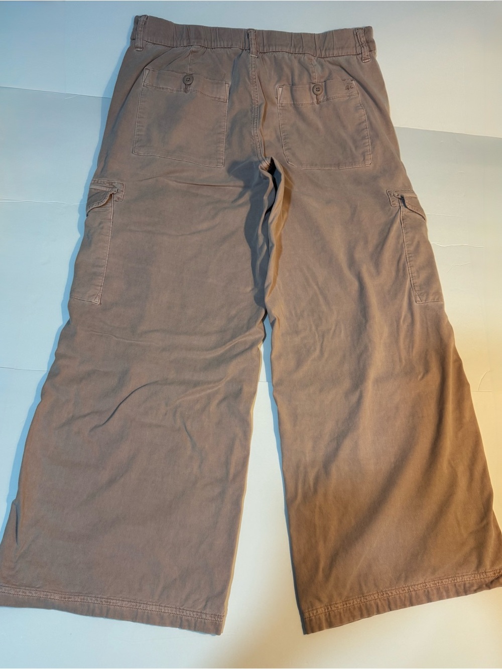 AE Dreamy Drape Cargo Wide Leg Trousers Antique Rose 12 - Picture 4 of 11